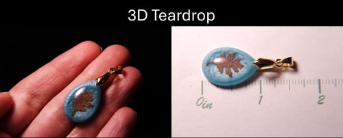 3D teardrop